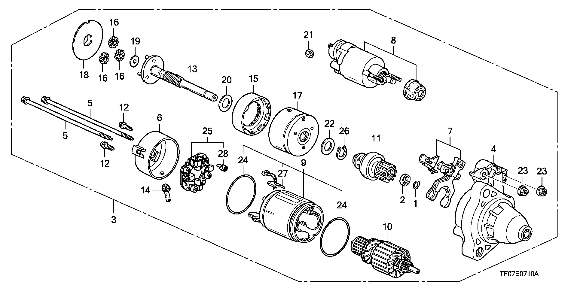 Honda 31202-PWA-901 - ENDFRAME COMP., COMMUTATOR autozip.com.ua