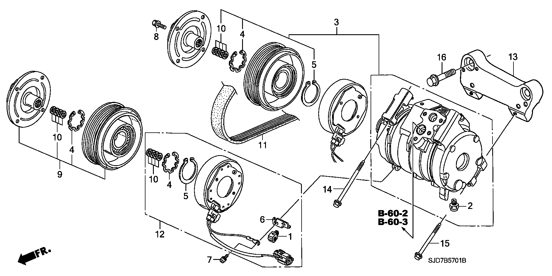 Honda 38920-PNA-023 - Поліклиновий ремінь autozip.com.ua