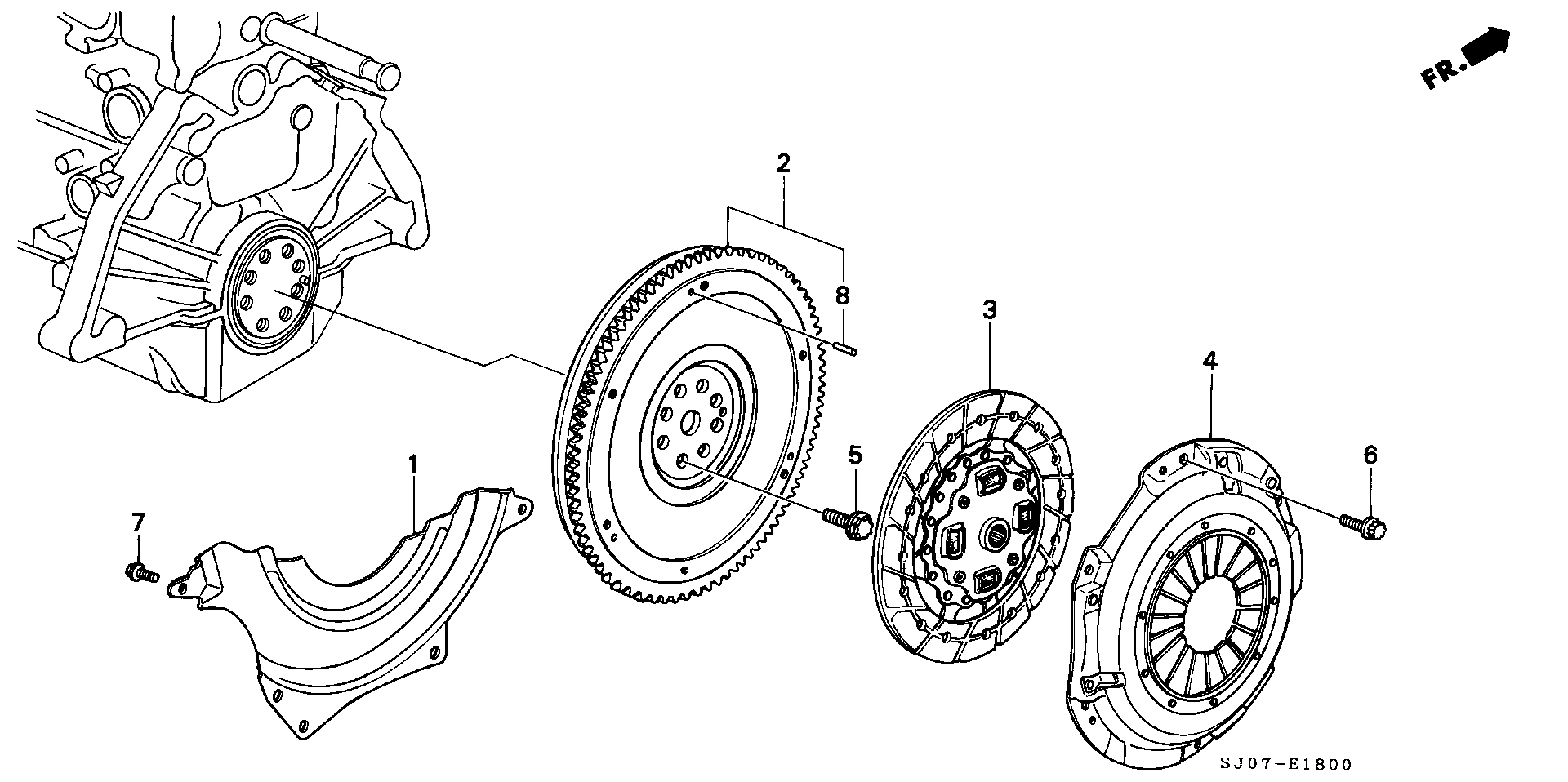 Honda 22200-PH4-010 - Диск зчеплення autozip.com.ua