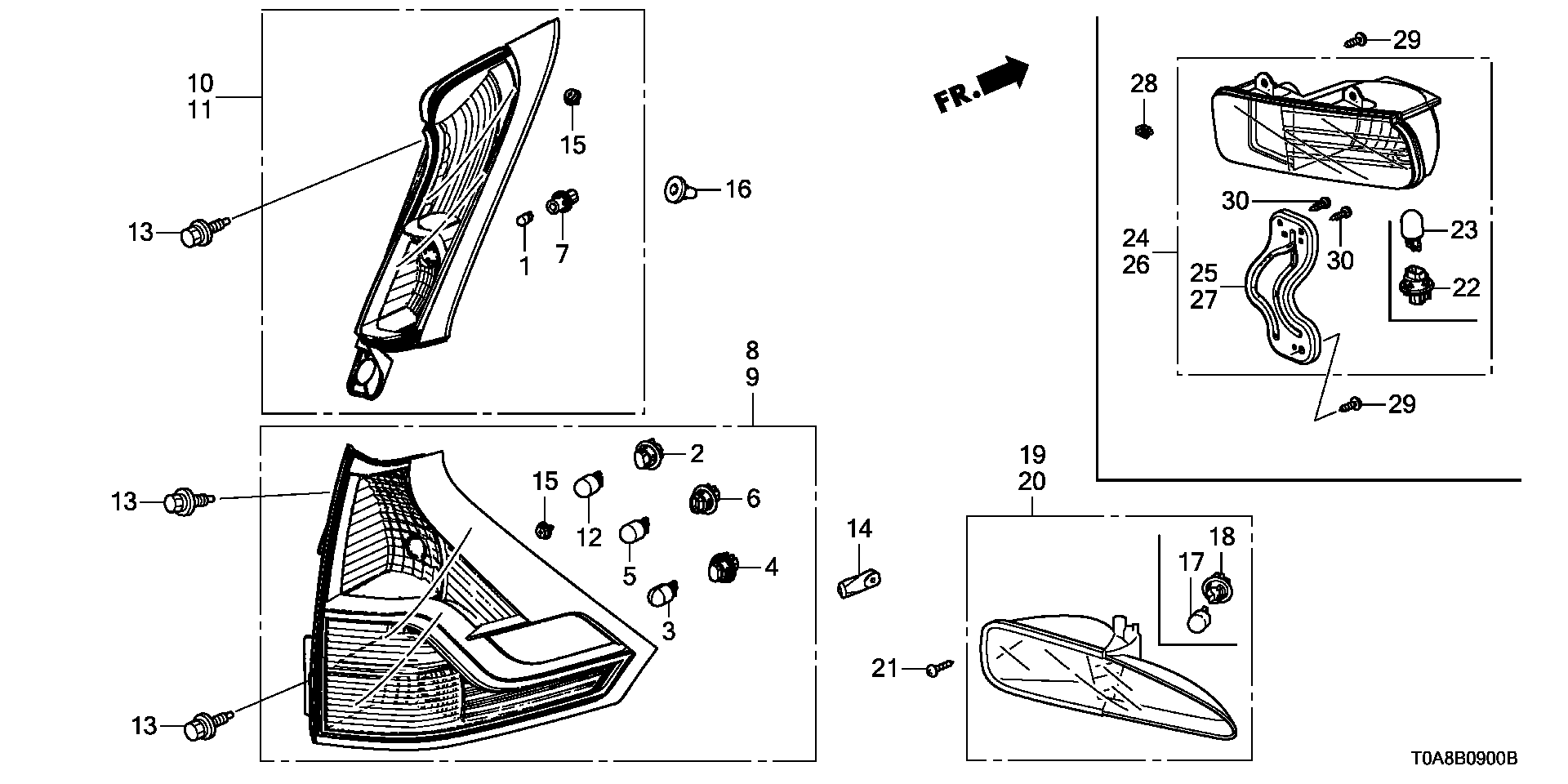 Honda 34906-ST5-003 - Лампа розжарювання, фара денного освітлення autozip.com.ua