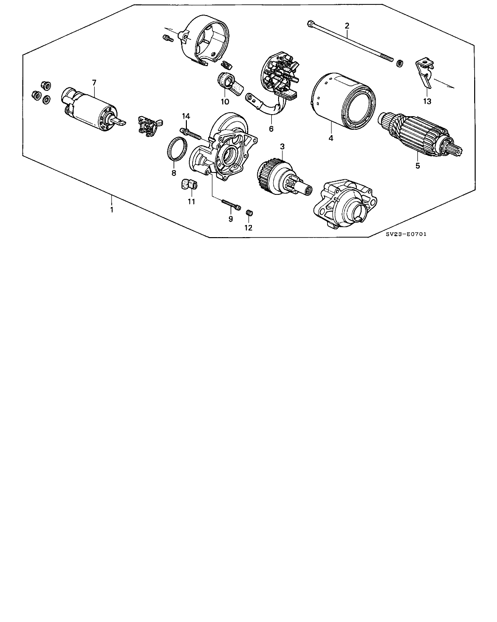 Honda 31200-P0A-014 - Стартер autozip.com.ua