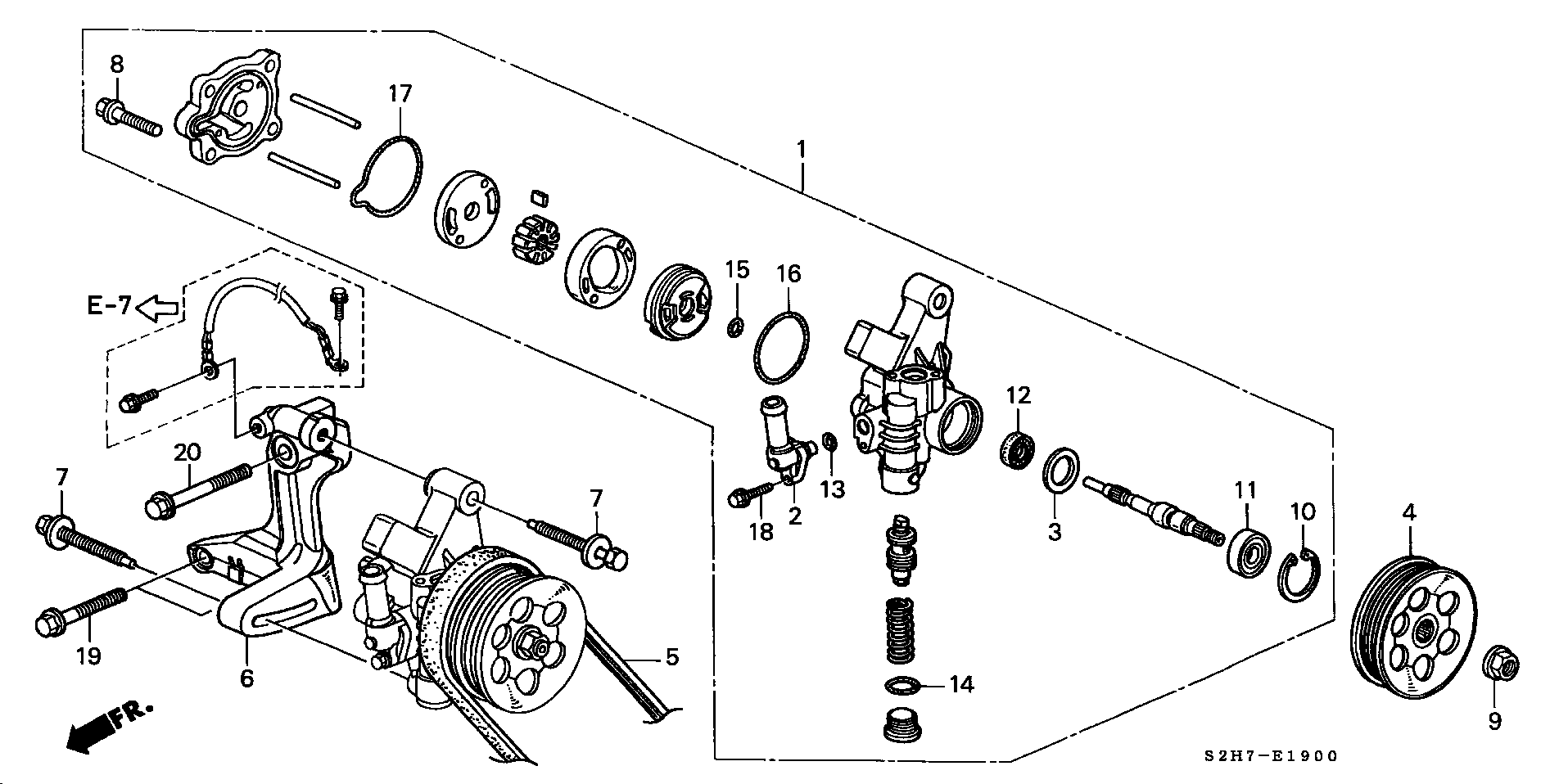 Honda 56110-PEL-G01 - Гідравлічний насос, рульове управління, ГУР autozip.com.ua