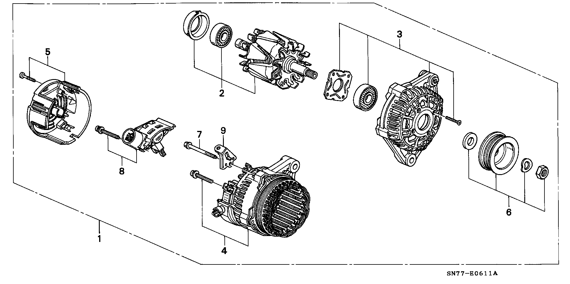 Honda 31145-P45-G03 - Болт autozip.com.ua