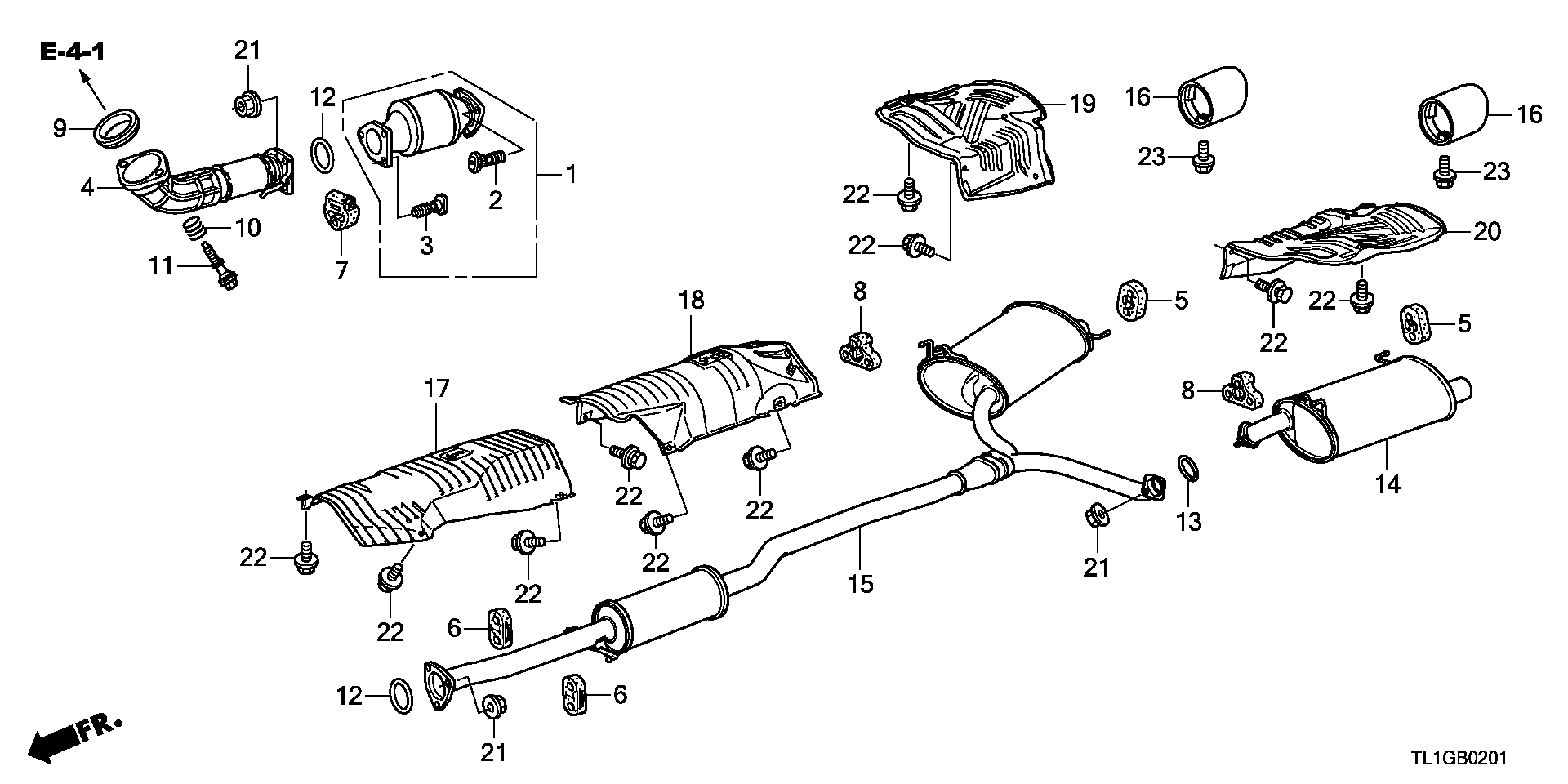 Honda 18229SEA013 - Прокладка autozip.com.ua