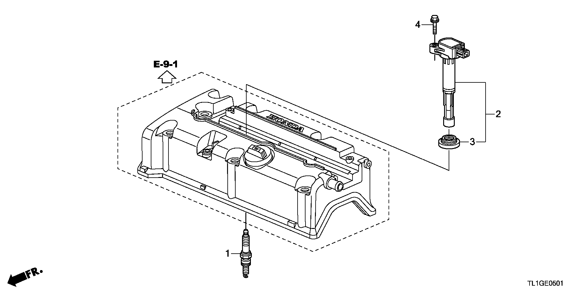 Honda 12290-RL6-G01 - Свічка запалювання autozip.com.ua