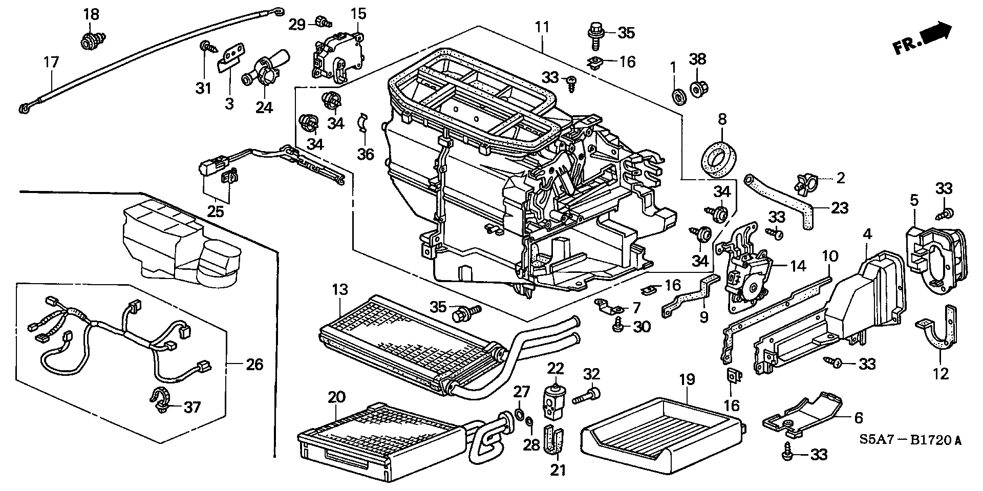 Honda 80220S5AG01 - Розширювальний клапан, кондиціонер autozip.com.ua