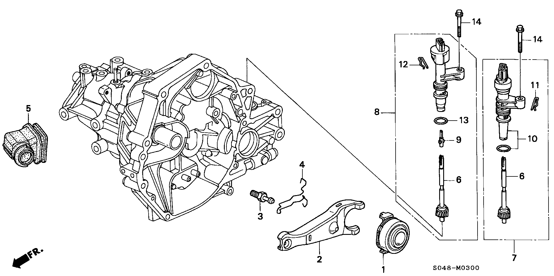 Honda 22810-P20-003 - Вичавний підшипник autozip.com.ua