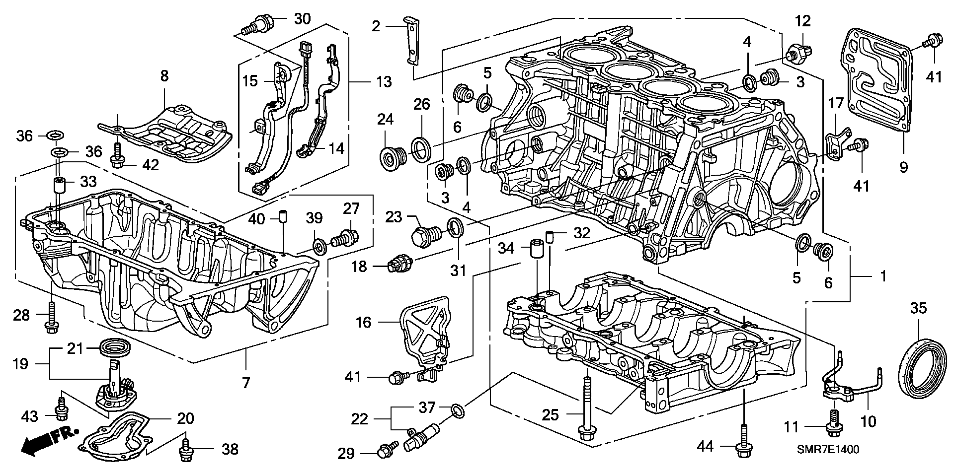 Honda 37310RSAG01 - Датчик, рівень моторного масла autozip.com.ua