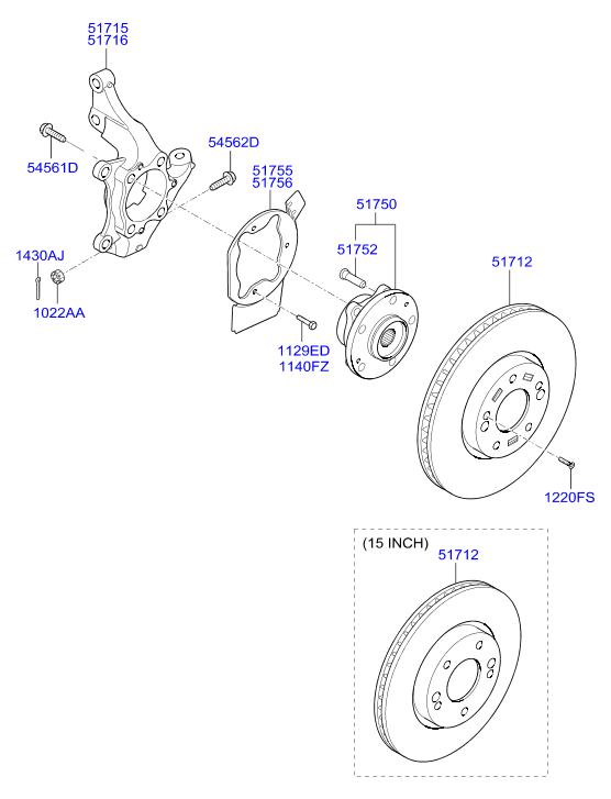 TOYOTA 51750A6000 - Комплект підшипника маточини колеса autozip.com.ua