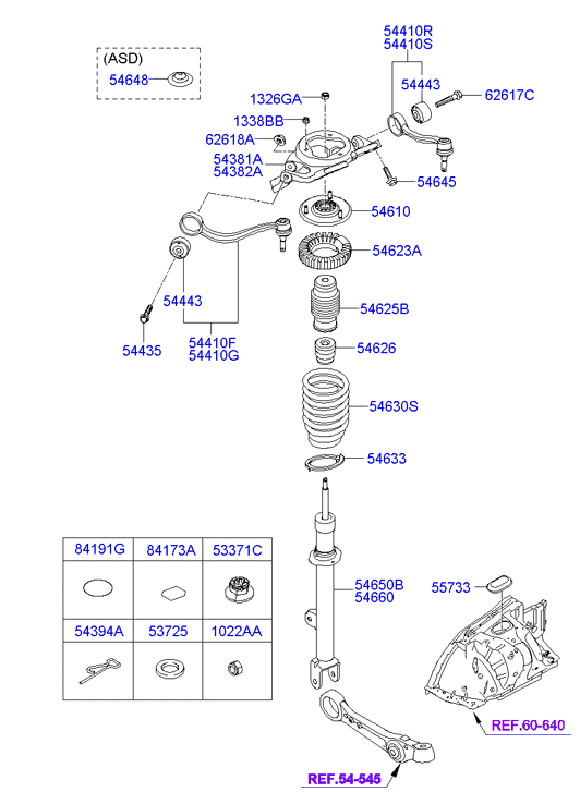 Hyundai 54626-3M000 - Відбійник, буфер амортизатора autozip.com.ua