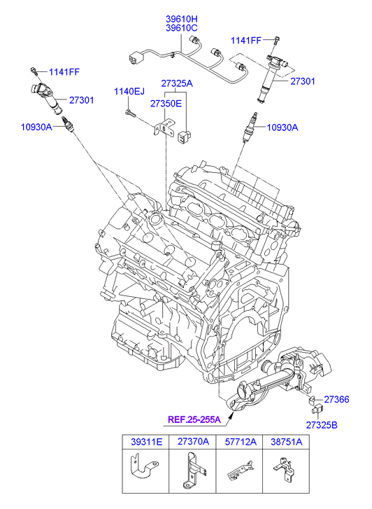 Hyundai 18851 11070 - Свічка запалювання autozip.com.ua