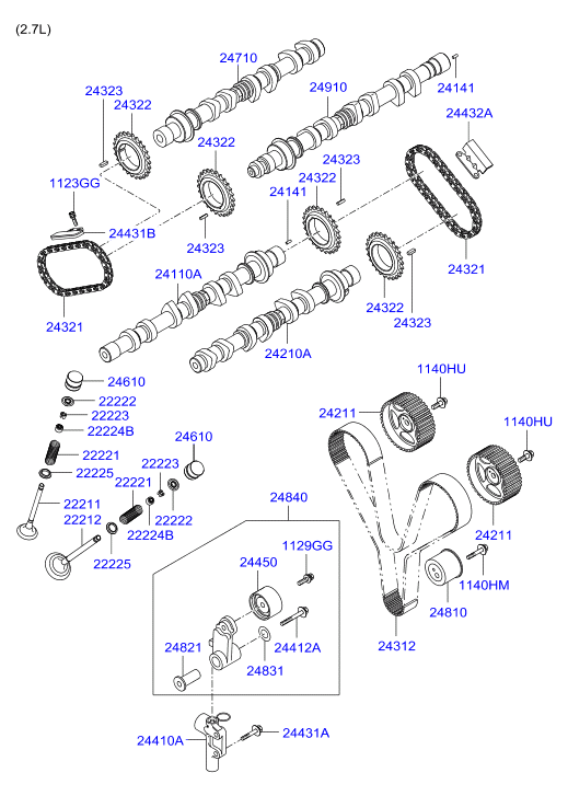 Hyundai 22211-23600 - Впускний клапан autozip.com.ua