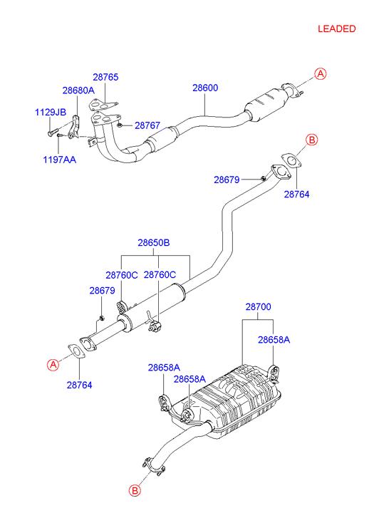 Hyundai 287002D731 - Глушник вихлопних газів кінцевий autozip.com.ua