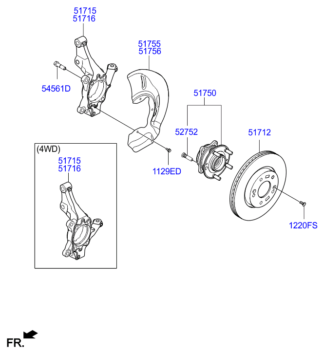 KIA (DYK) 51712C1000 - Гальмівний диск autozip.com.ua