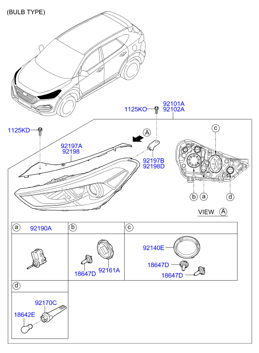 KIA 921302P000 - Регулювальний елемент, регулювання кута нахилу фар autozip.com.ua