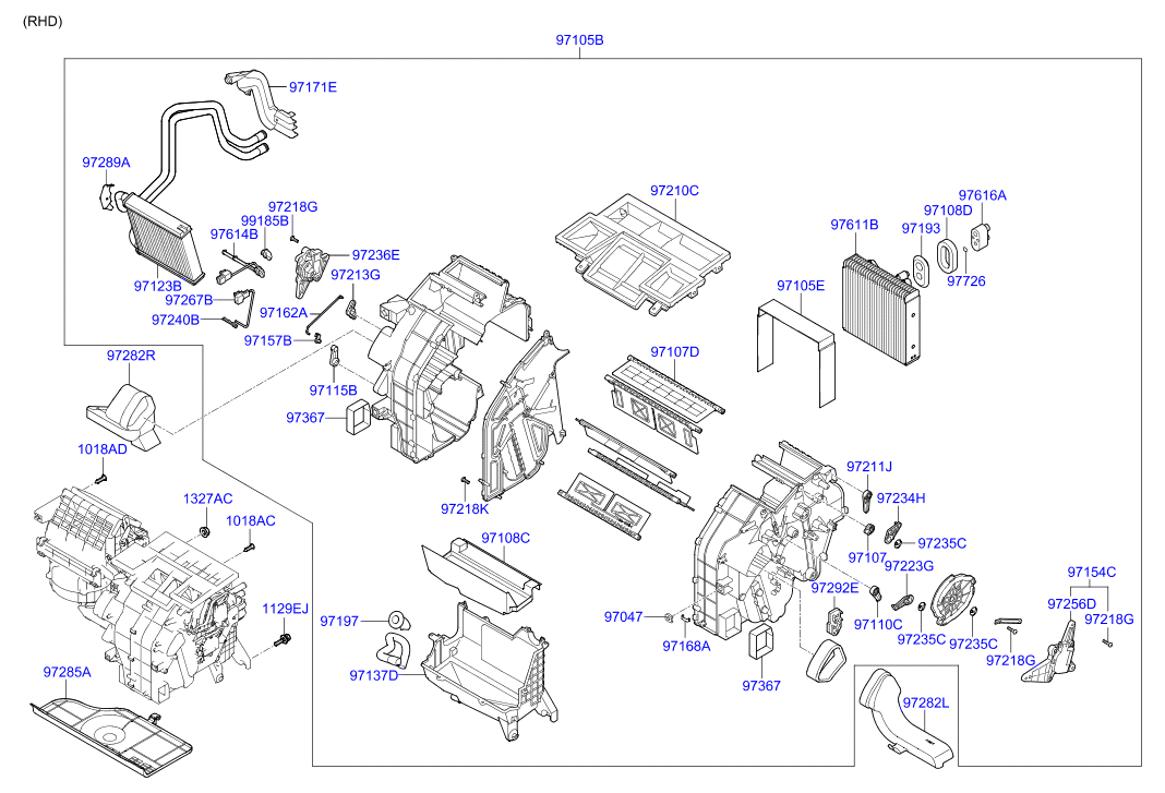 Hyundai 97614-3K000 - Датчик, внутрішня температура autozip.com.ua