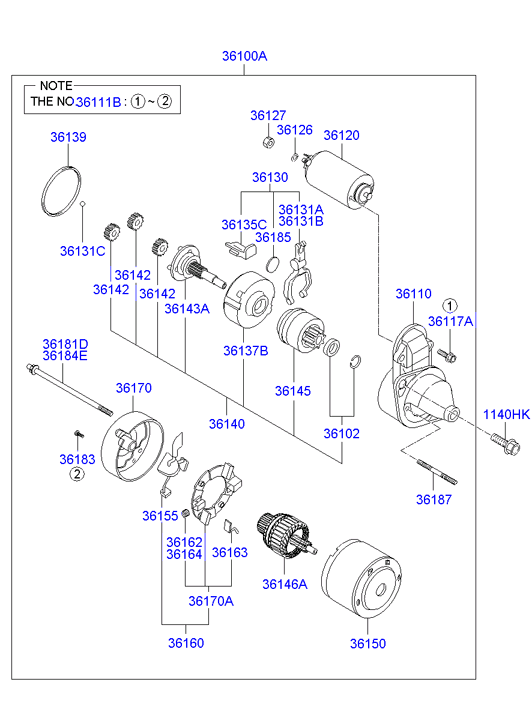 KIA 3610023161 - Стартер autozip.com.ua