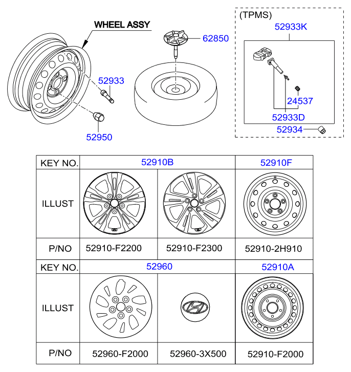 KIA 52933-F2000 - Датчик частоти обертання колеса, контроль тиску в шинах autozip.com.ua