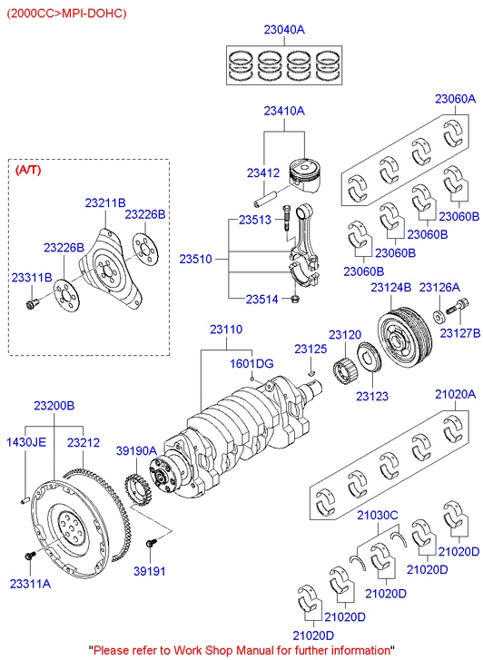 Hyundai 2331123000 - Болт, кронштейн зубчастого вінця - маховик autozip.com.ua