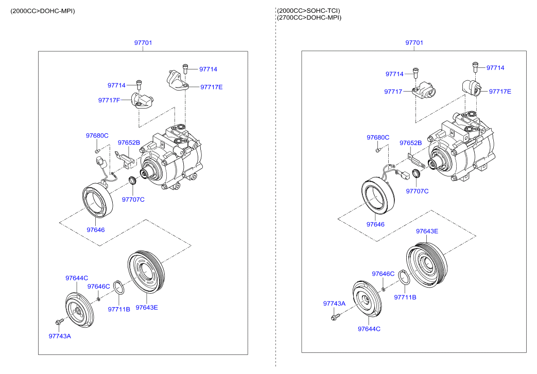 Hyundai 97701-3A481 - Компресор, кондиціонер autozip.com.ua