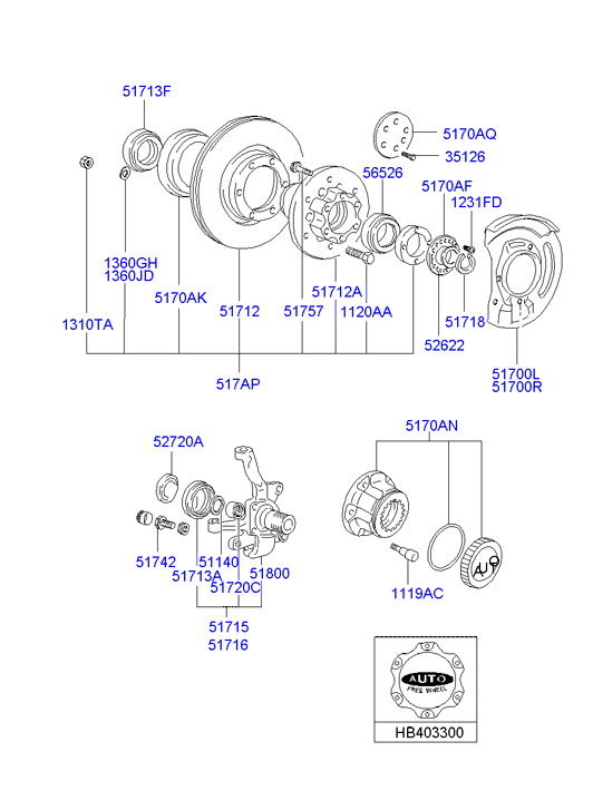 Hyundai HB403101 - Гальмівний диск autozip.com.ua