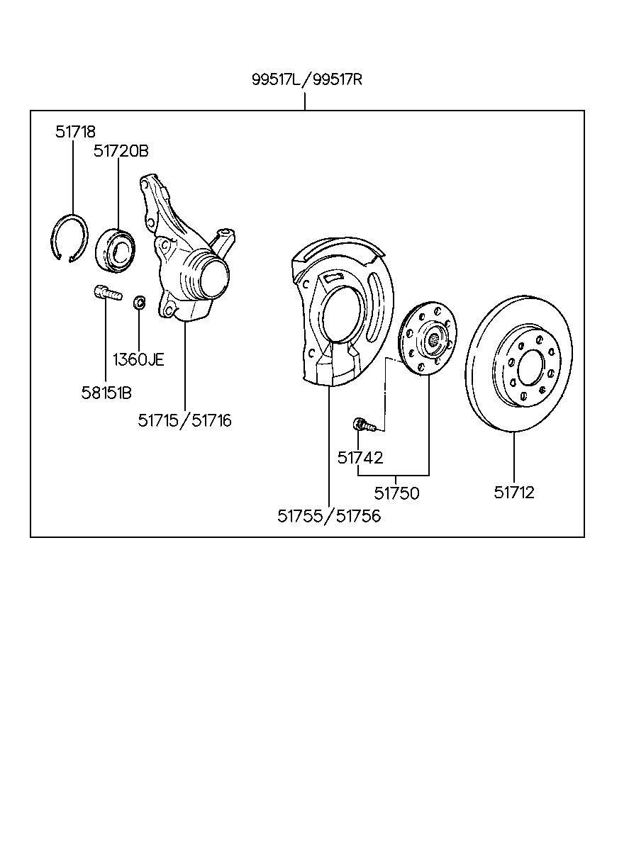 KIA 51712-33001 - Гальмівний диск autozip.com.ua