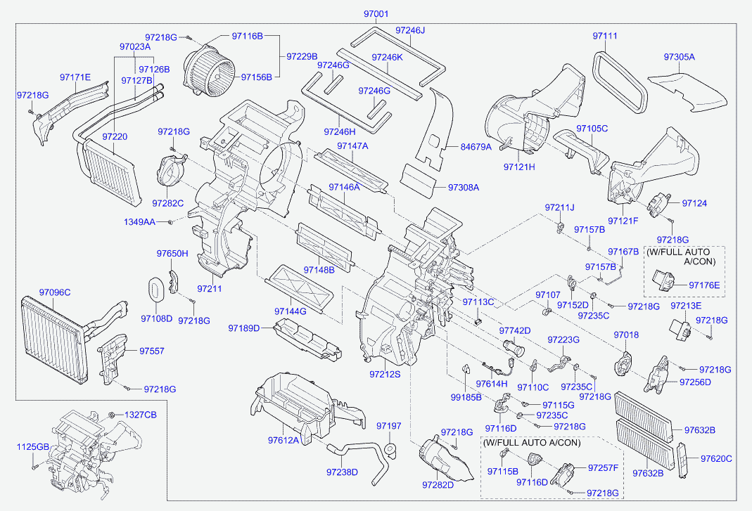 Hyundai 97133-4P000 - Фільтр, повітря у внутрішній простір autozip.com.ua