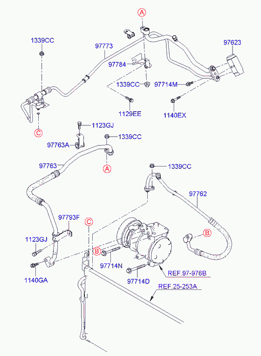 Hyundai 97626-2D500 - Розширювальний клапан, кондиціонер autozip.com.ua