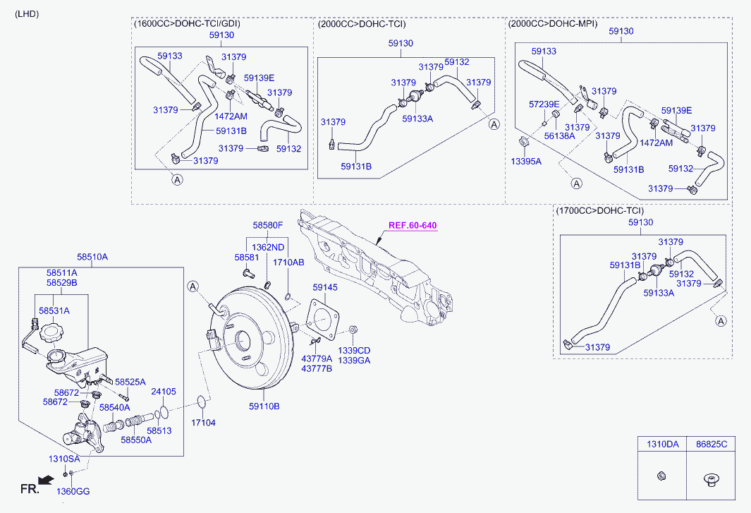 Hyundai 58510-D7100 - Головний гальмівний циліндр autozip.com.ua