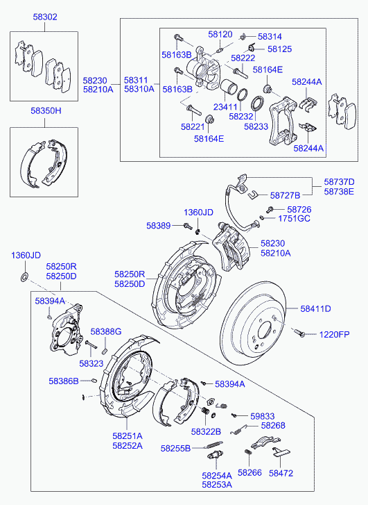 Hyundai 58210-3J500 - Гальмівний супорт autozip.com.ua