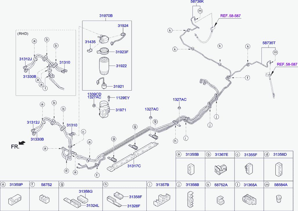 Eagle 31922-1K800 - Паливний фільтр autozip.com.ua