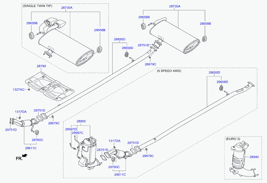 KIA 287623B000 - Втулка, стабілізатор autozip.com.ua