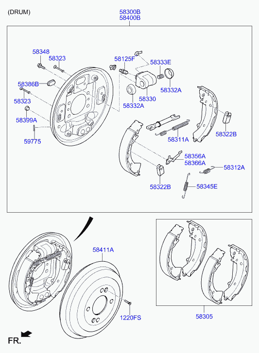 KIA 58330-F9000 - Колісний гальмівний циліндр autozip.com.ua