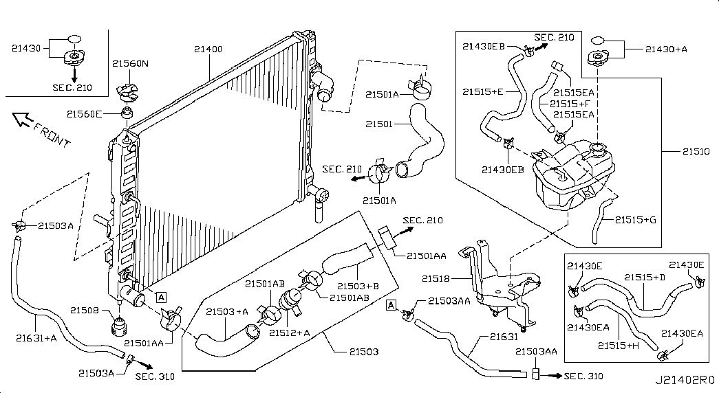 Infiniti 21430C992B - Кришка, радіатор autozip.com.ua