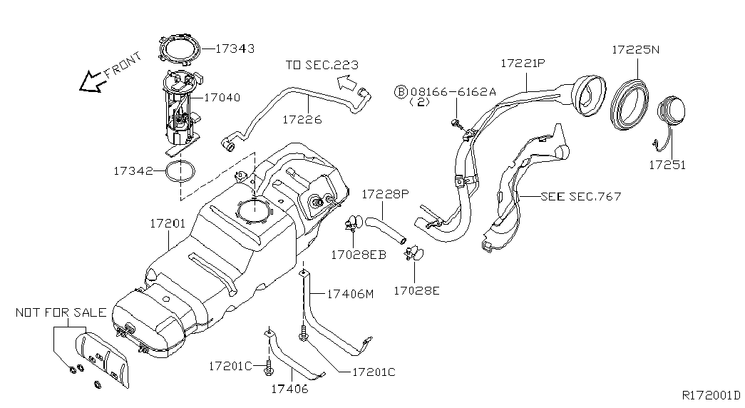 NISSAN 17040-7S00A - Модуль паливного насоса autozip.com.ua