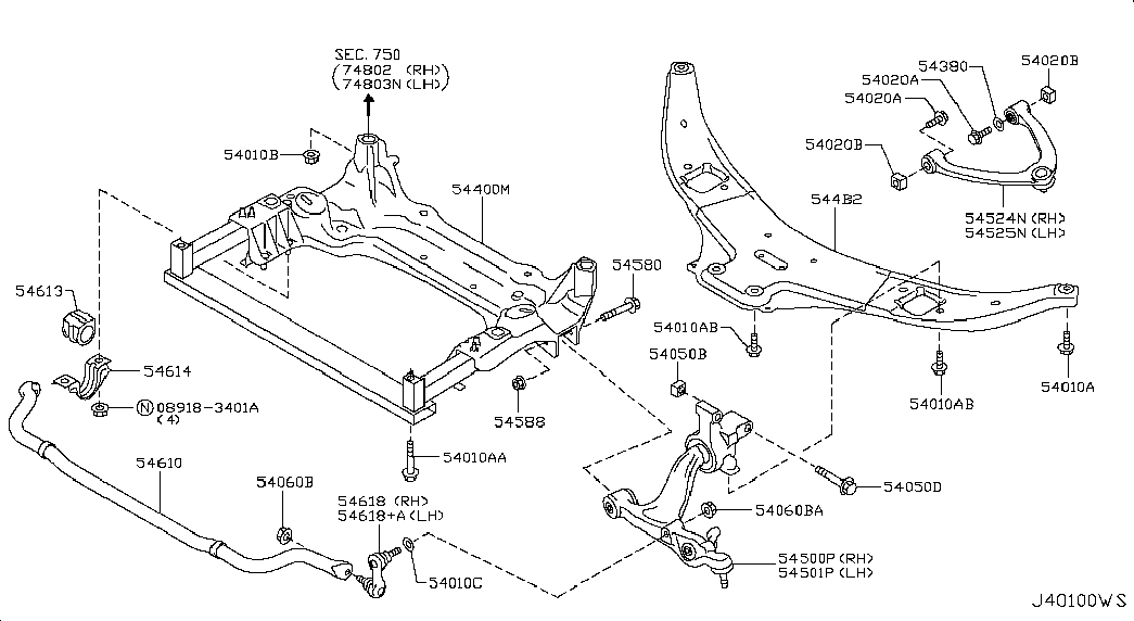 Infiniti 54524 1CA0A - Важіль незалежної підвіски колеса autozip.com.ua