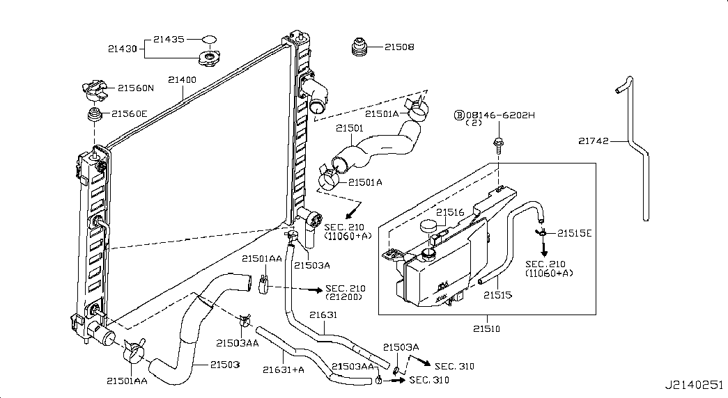 NISSAN 214307991B - Кришка, радіатор autozip.com.ua