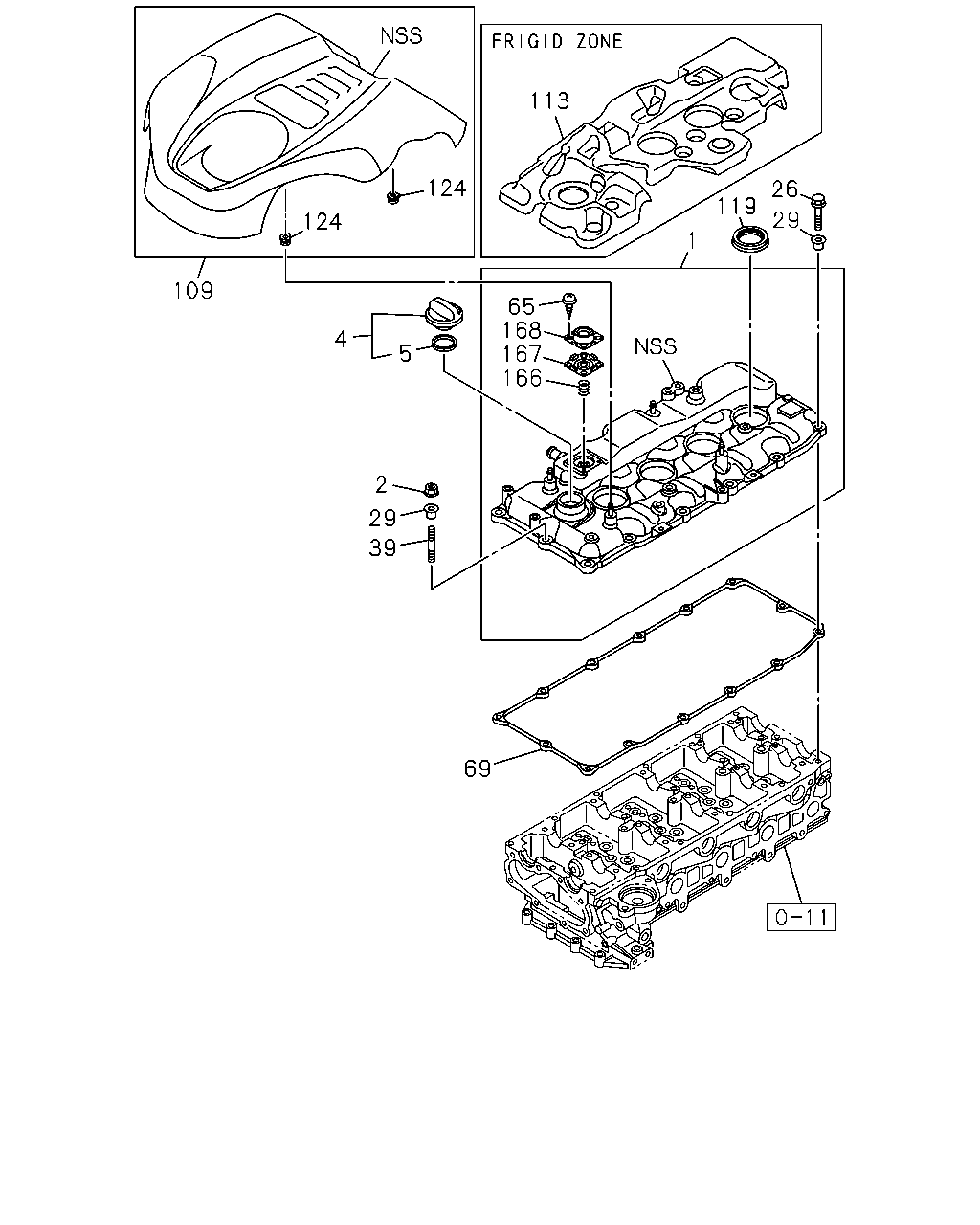 ISUZU 8-97945-338-0 - Прокладка, кришка головки циліндра autozip.com.ua