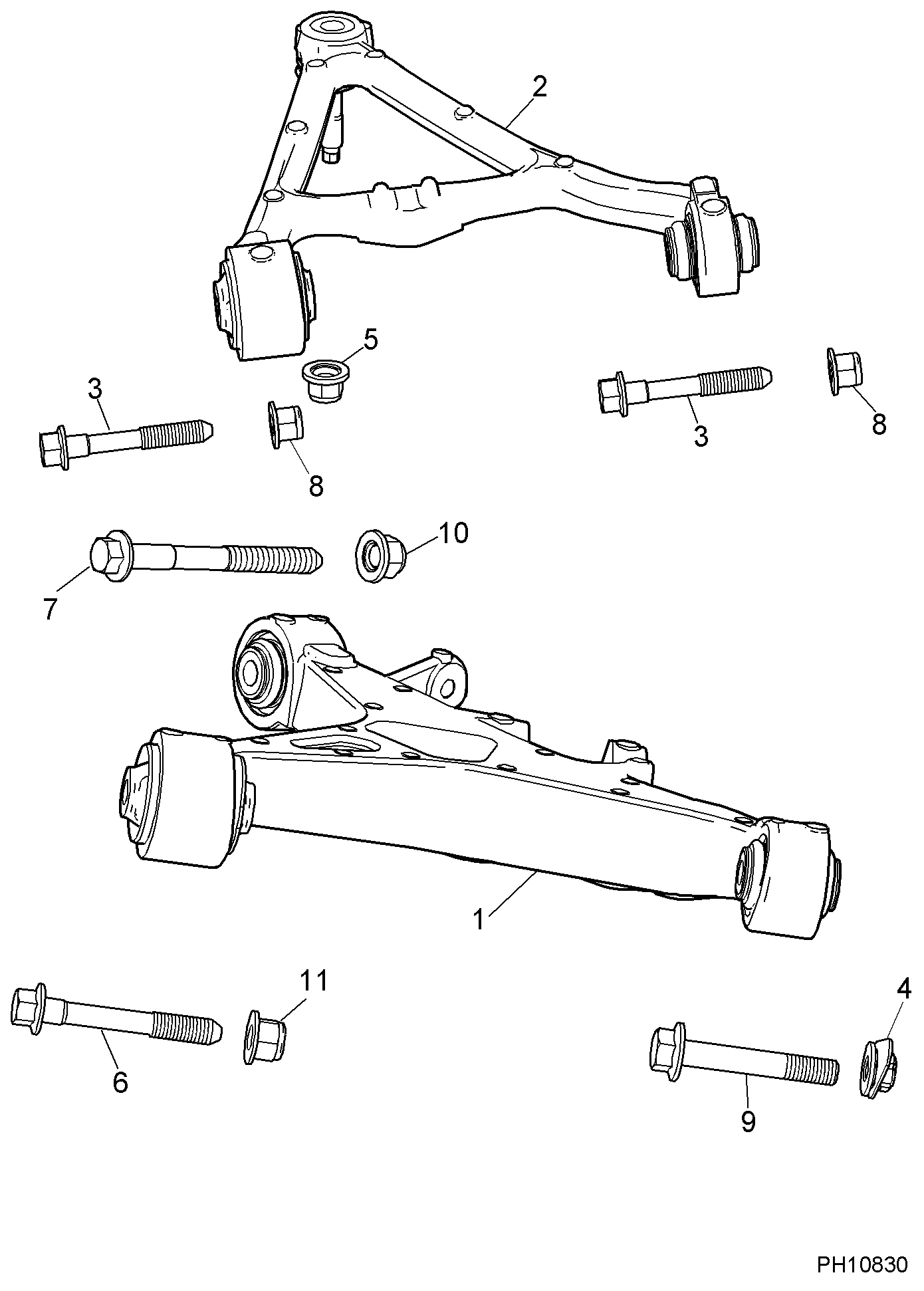 Jaguar C2P13877 - Важіль незалежної підвіски колеса autozip.com.ua