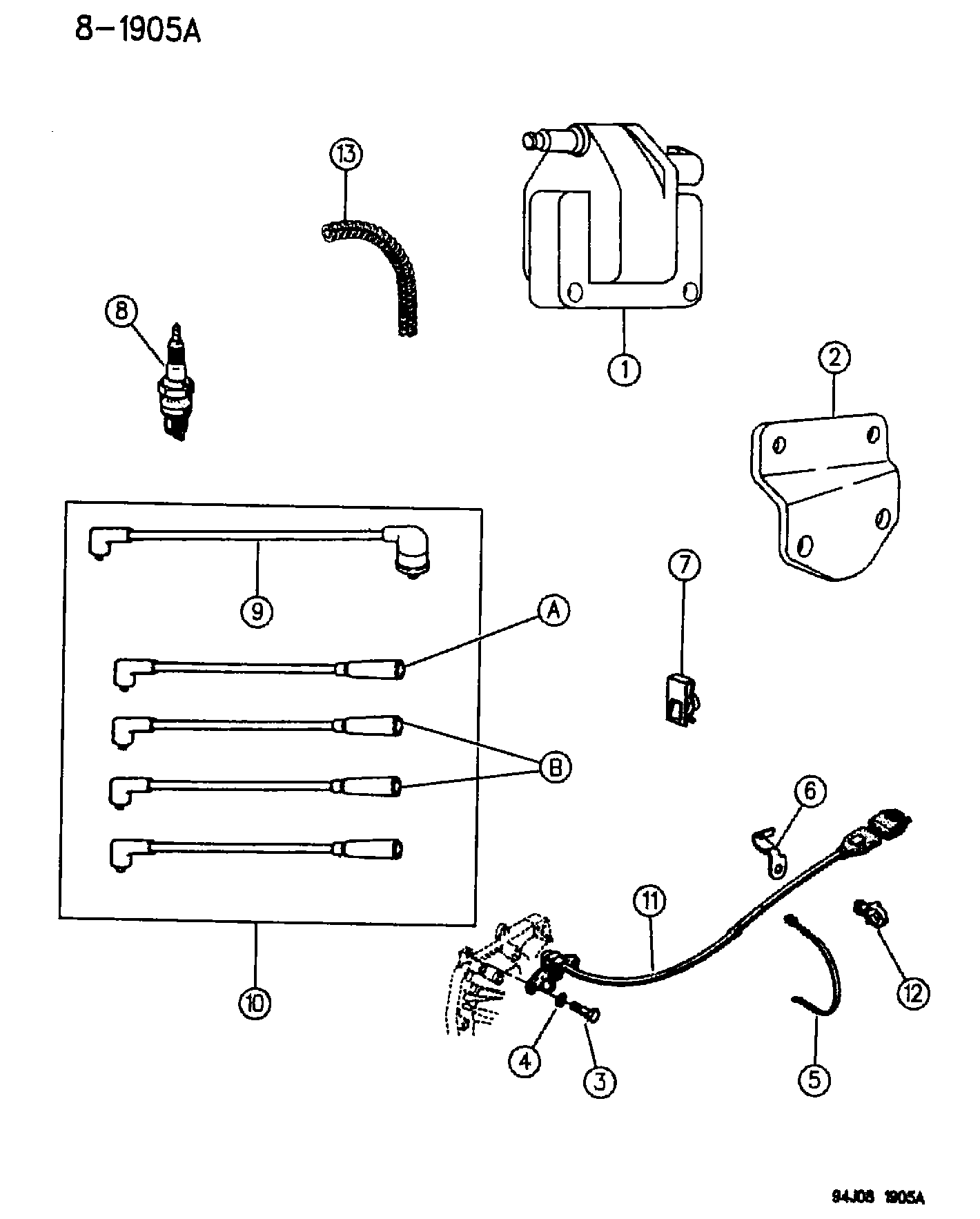 Jeep 5602 7275 - Свічка запалювання autozip.com.ua