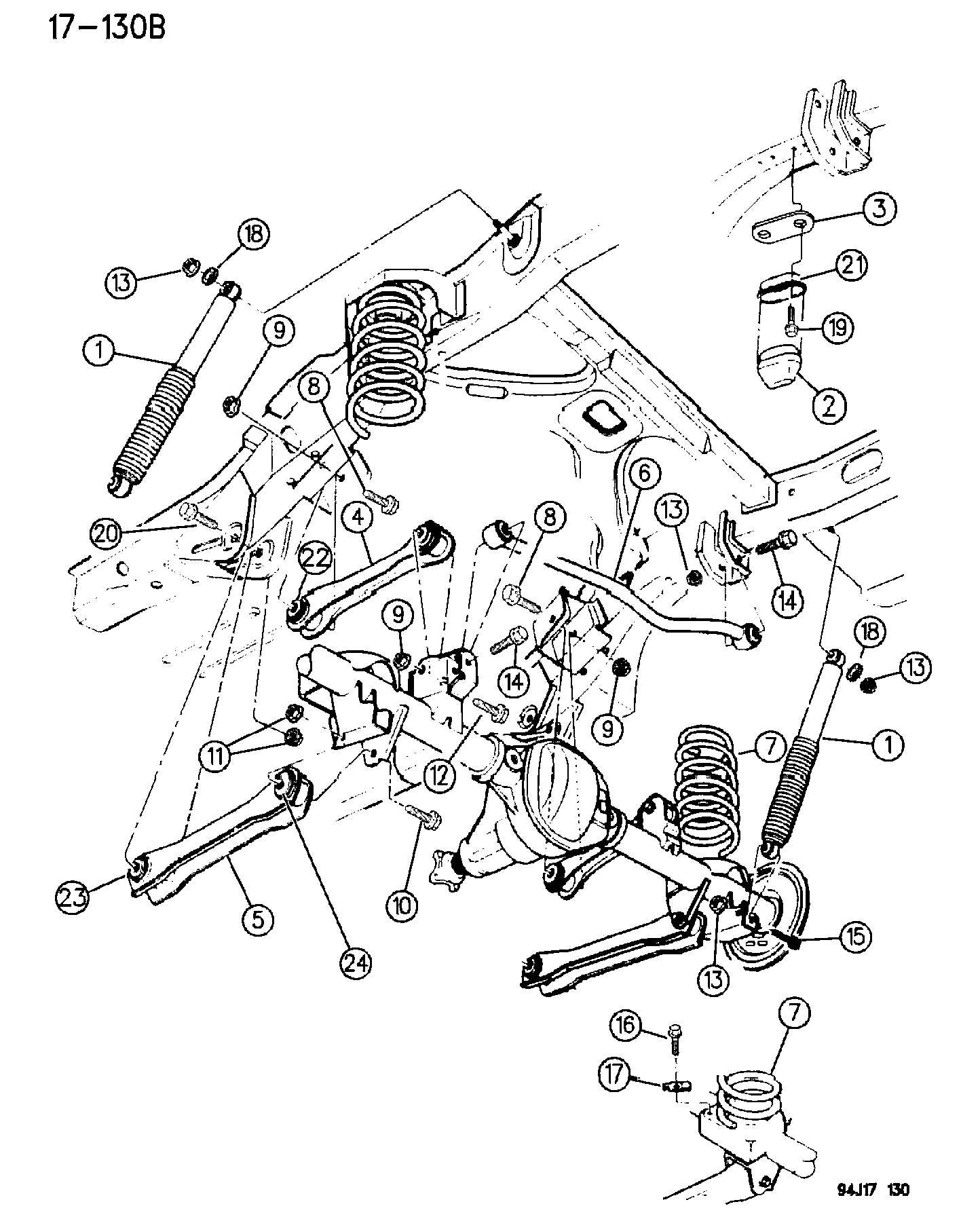 Chrysler 5203 7551 - Наконечник рульової тяги, кульовий шарнір autozip.com.ua