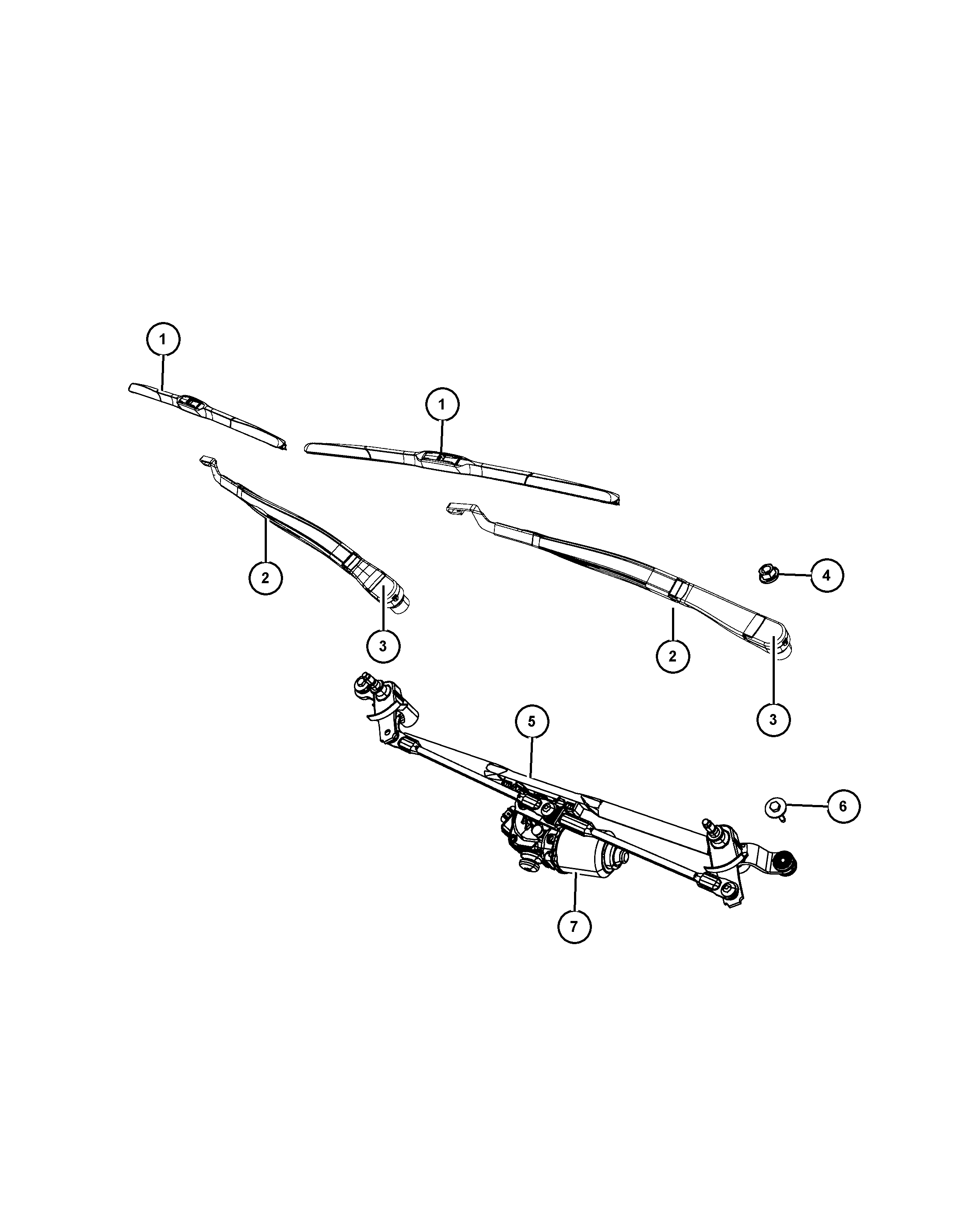 Jeep 68194 930AA - Щітка склоочисника autozip.com.ua