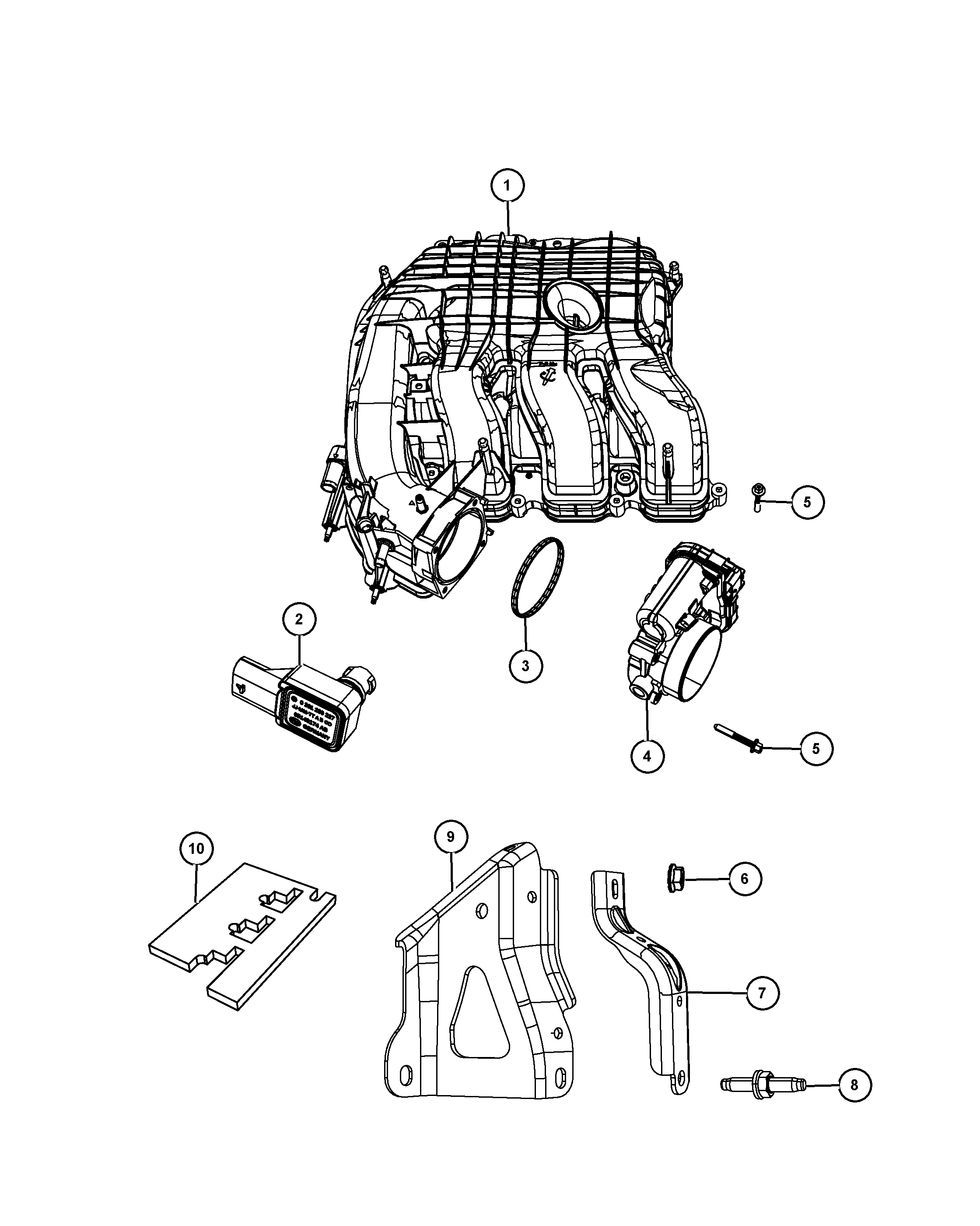 Dodge 5149 174AB - Датчик, тиск у впускний трубі autozip.com.ua