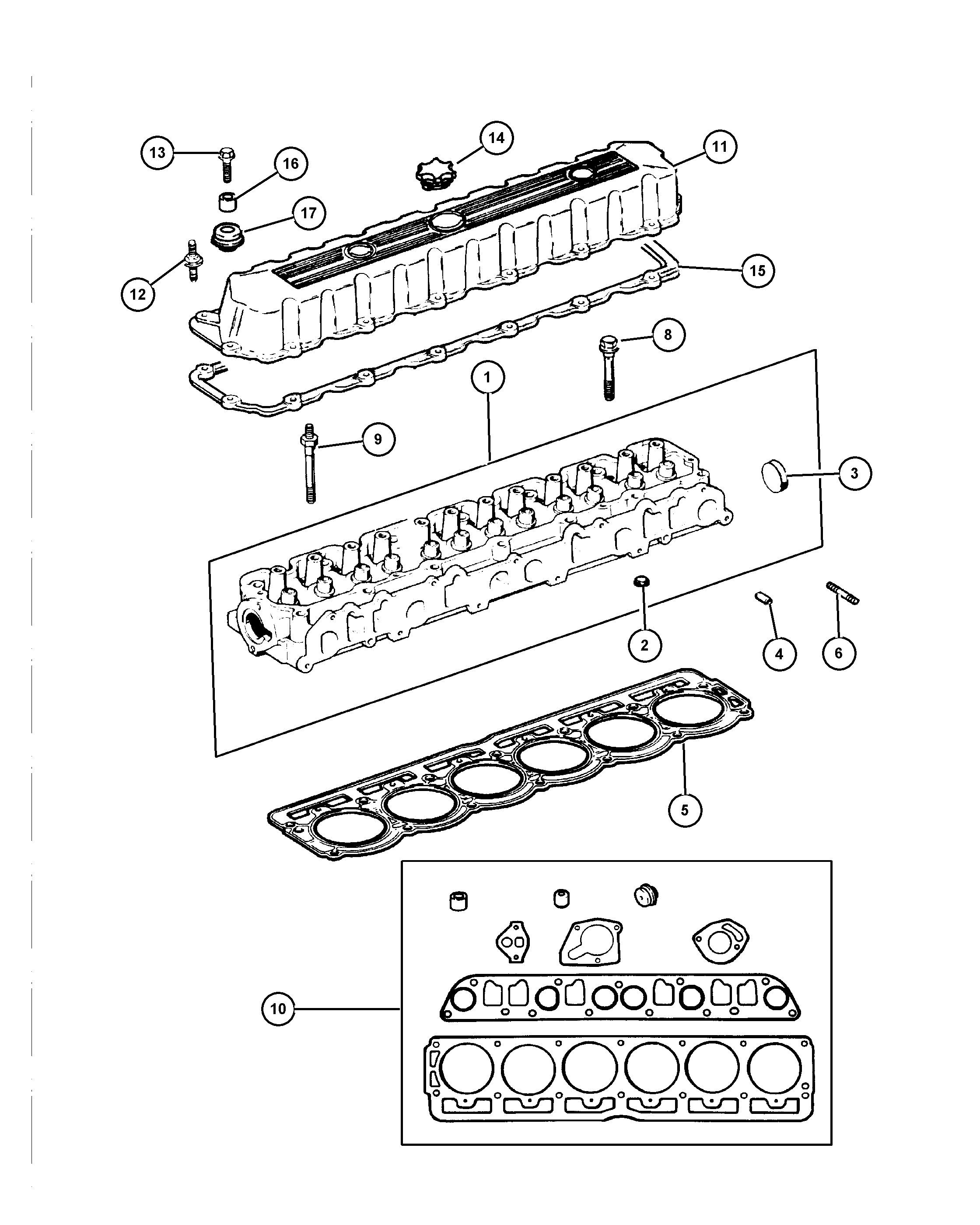 RAM 5012 365AC - GASKET PACKAGE ENGINE UPPER autozip.com.ua