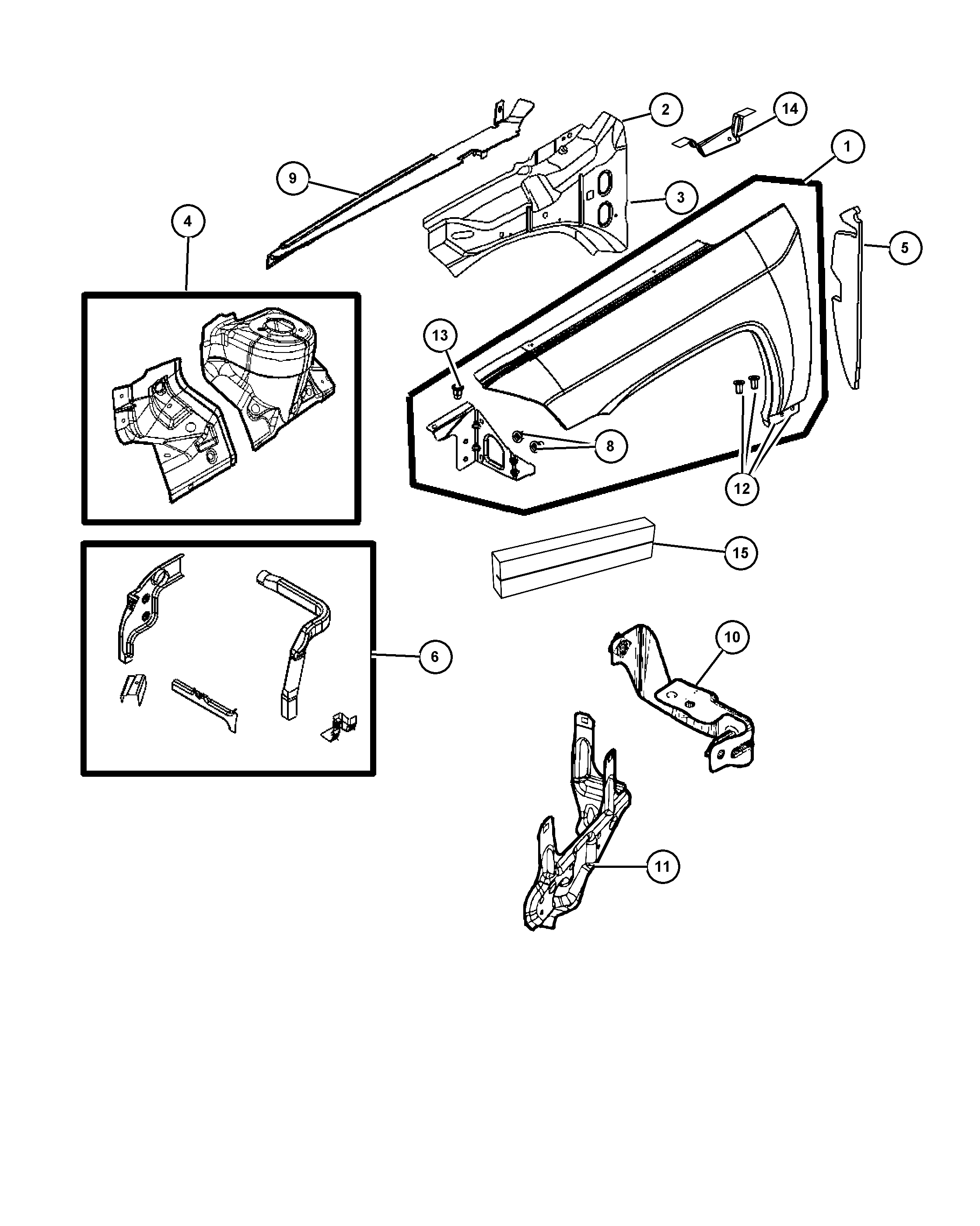 Jeep 68079 670AB - Крило autozip.com.ua