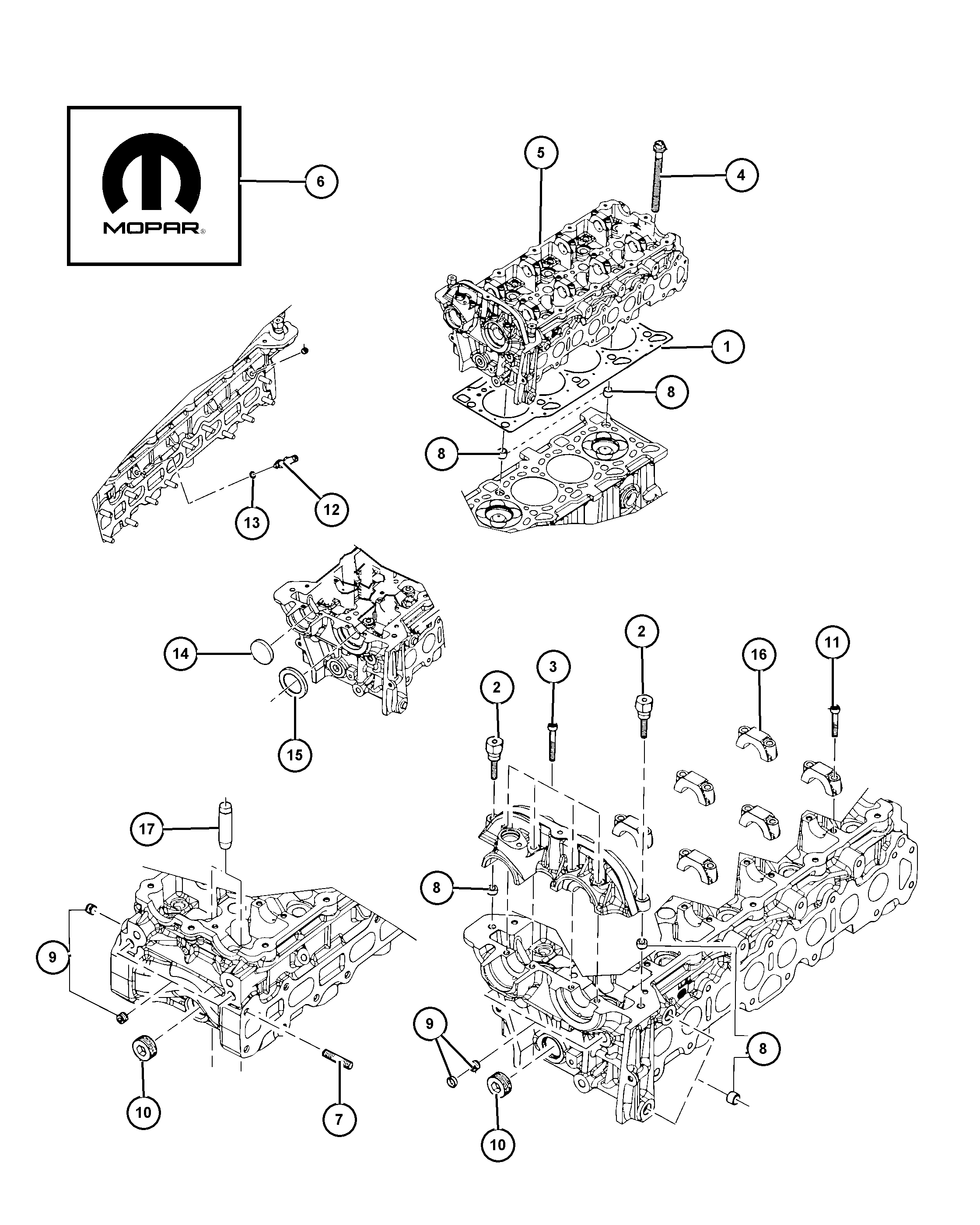 Jeep 5066 773AA - Напрямна втулка клапана autozip.com.ua