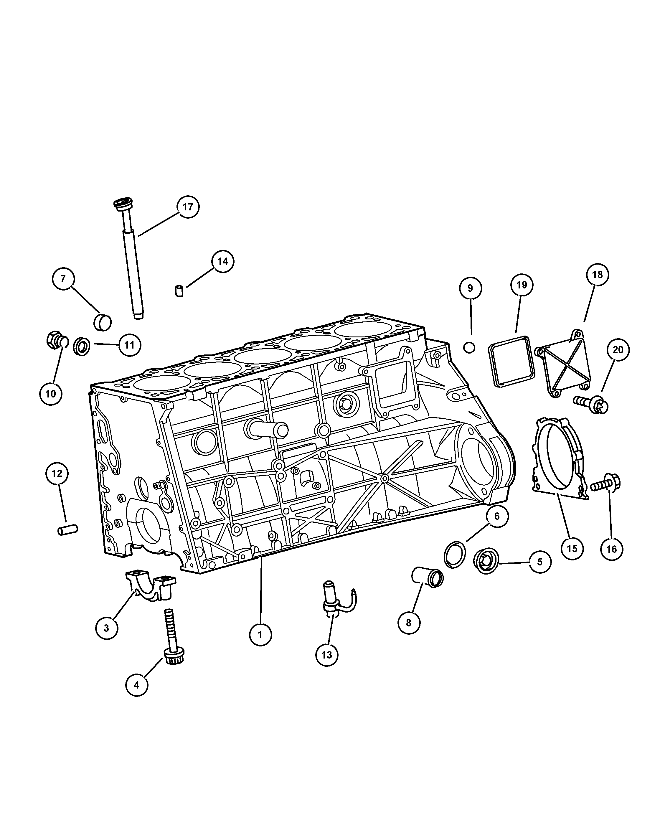 Chrysler 5073 860AA - Пробка антифризу autozip.com.ua