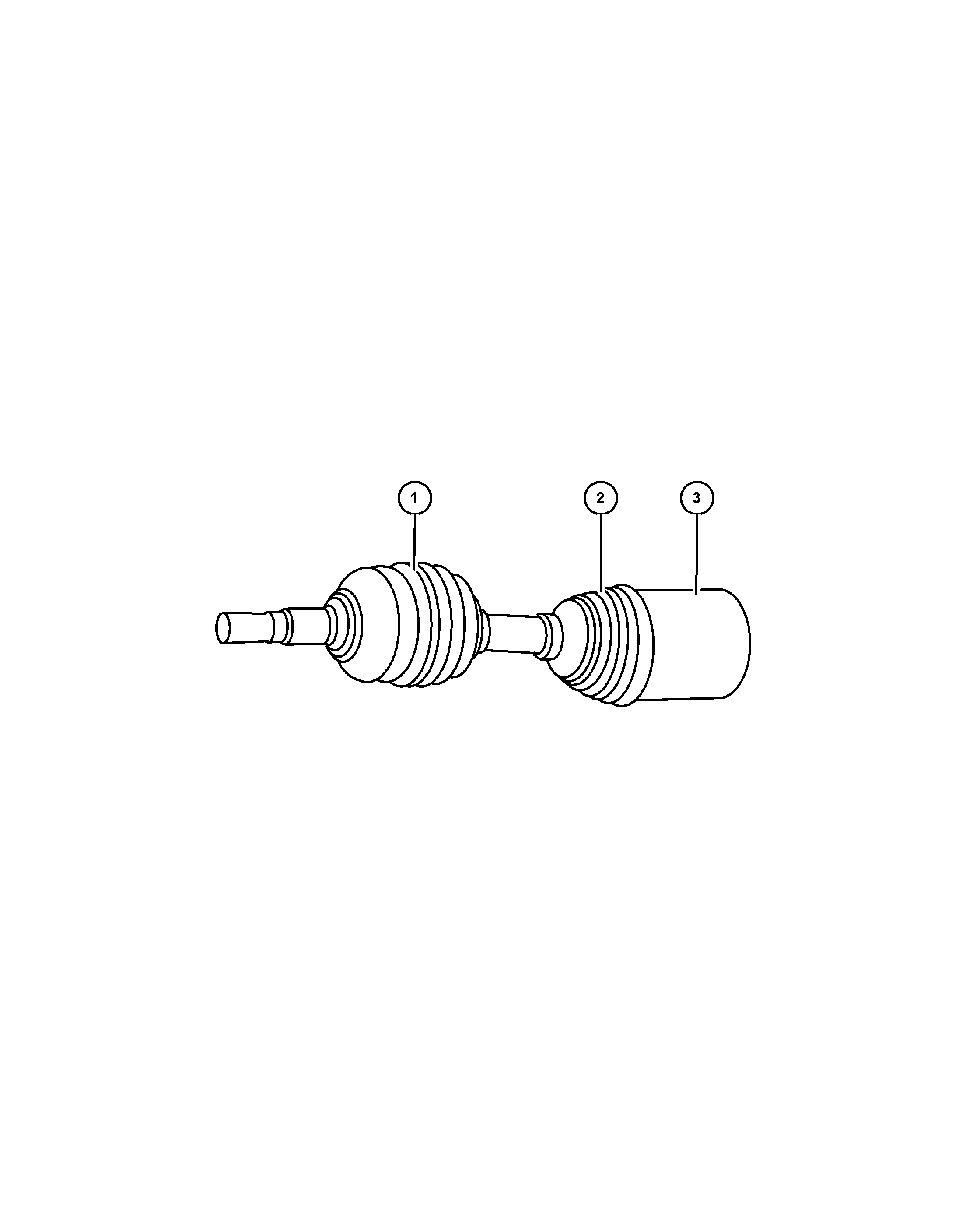 Jeep 5066 025AB - Пильник, приводний вал autozip.com.ua