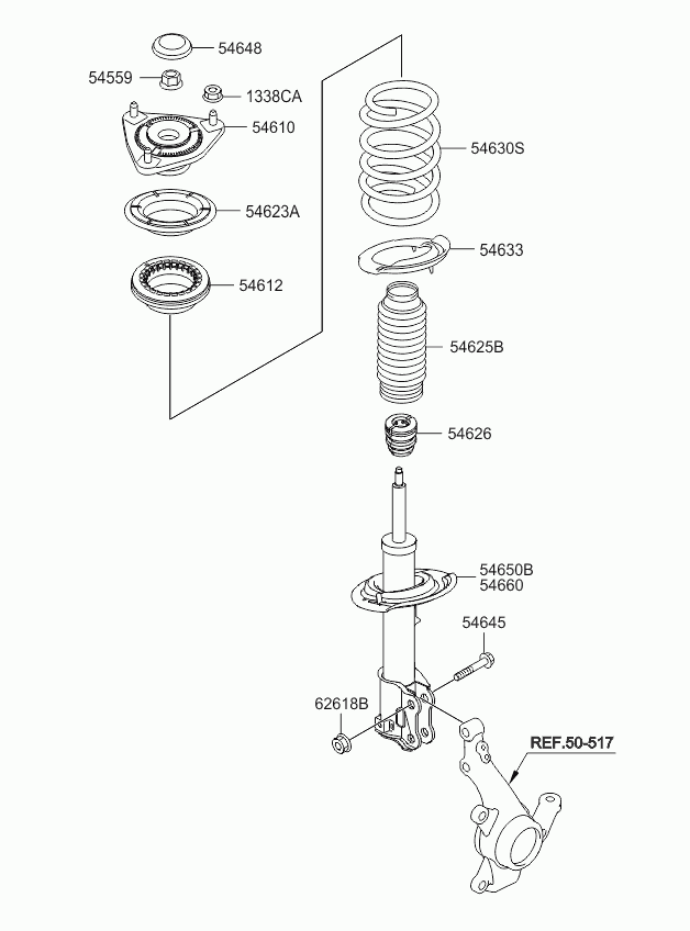 KIA 54651A-6560 - Амортизатор autozip.com.ua