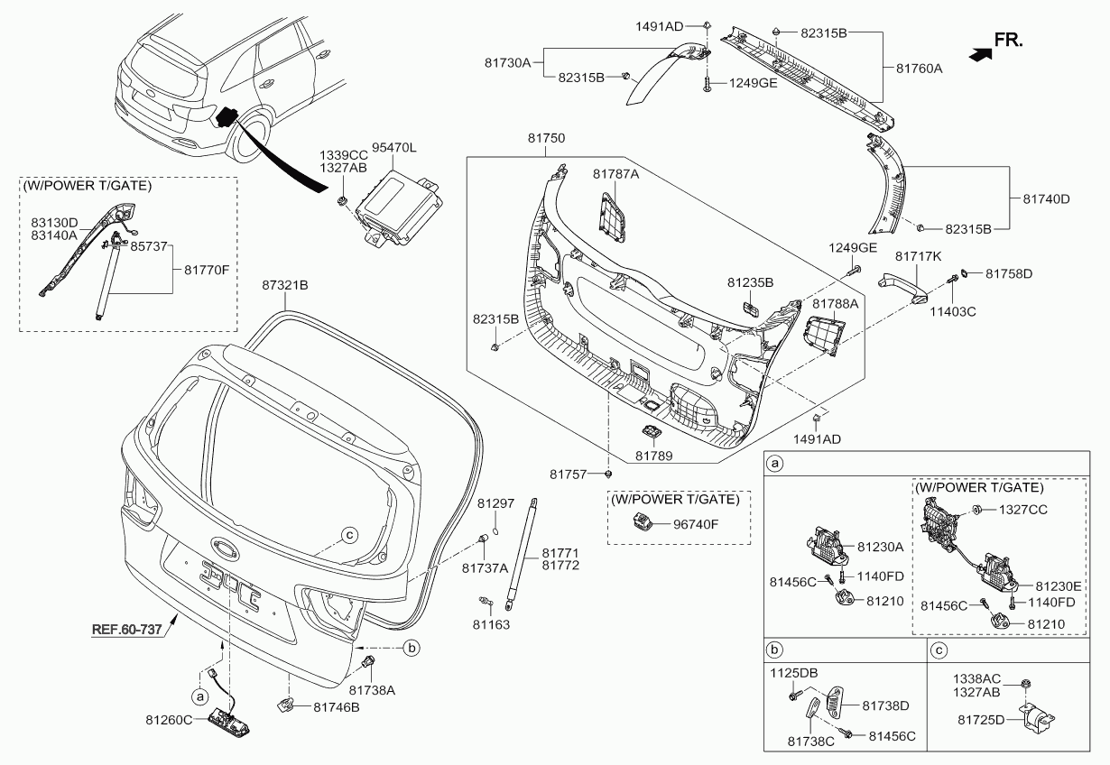 KIA 81781C5001 - Газова пружина, кришка багажник autozip.com.ua